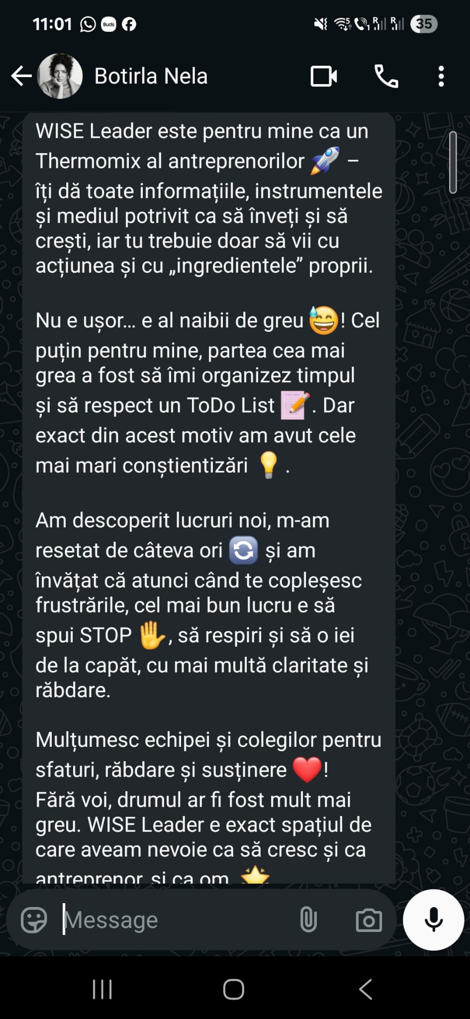 Mărturie Nela Botîrlă