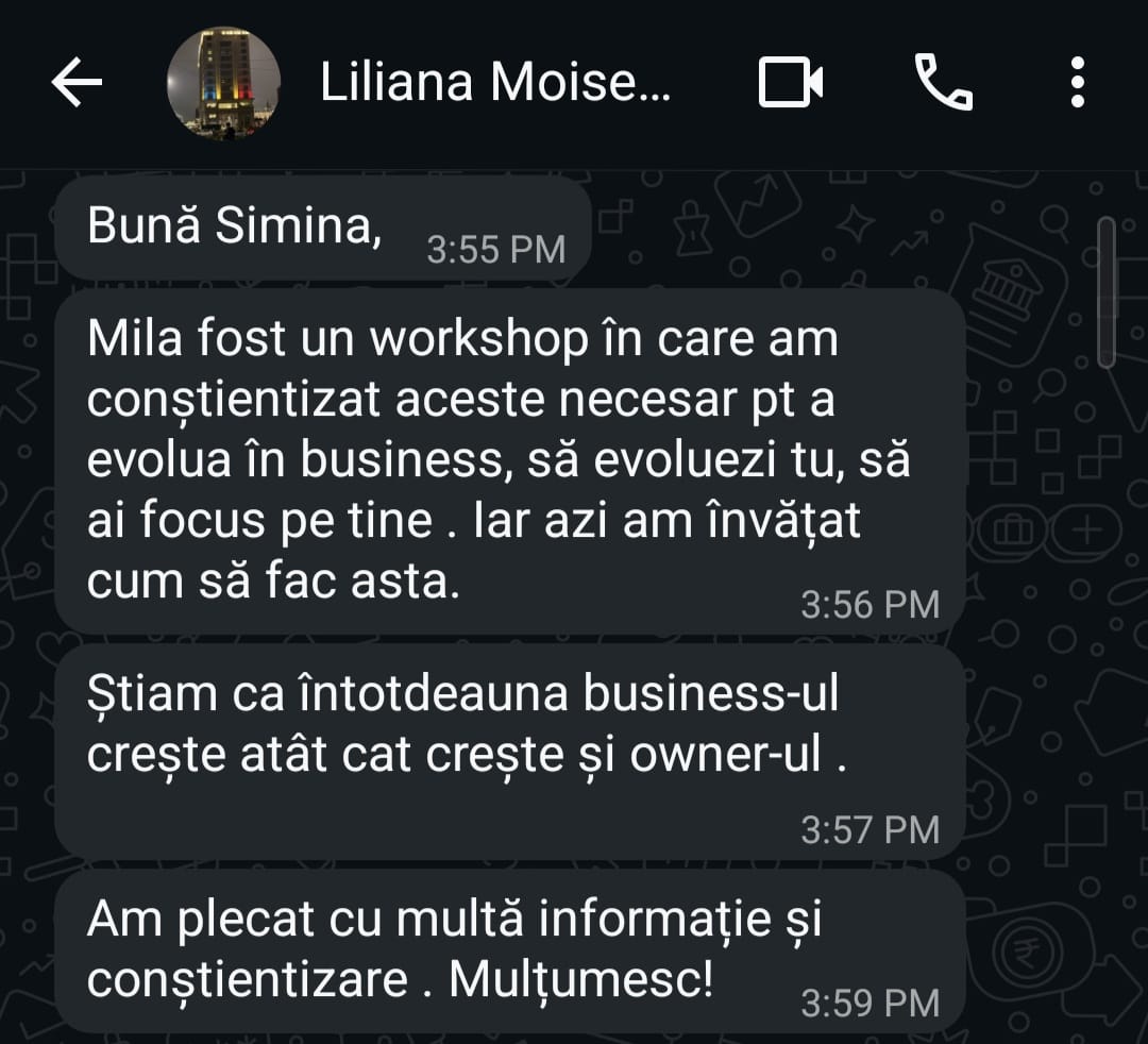 Mărturie Liliana Moise