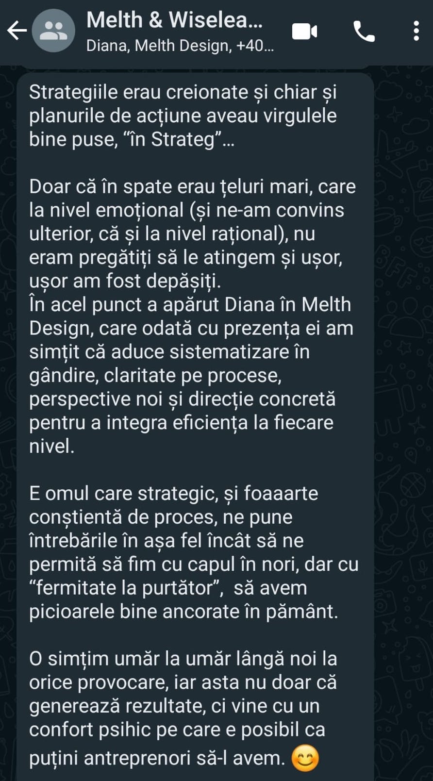 Mărturie Mădălina Sandor
