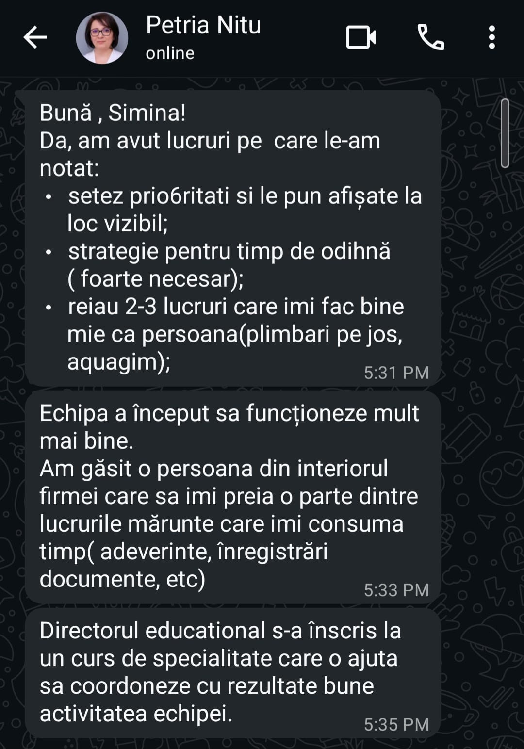 Mărturie Petria Nițu